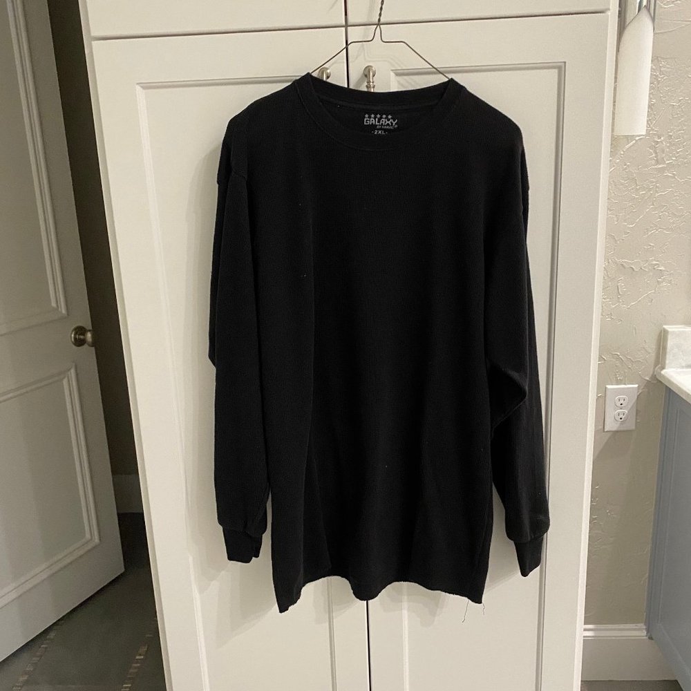 Galaxy by Harvic waffle knit thermal shirt